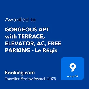 Gorgeous With Terrace, Elevator, Ac, Free Parking - Le Regis Apartment